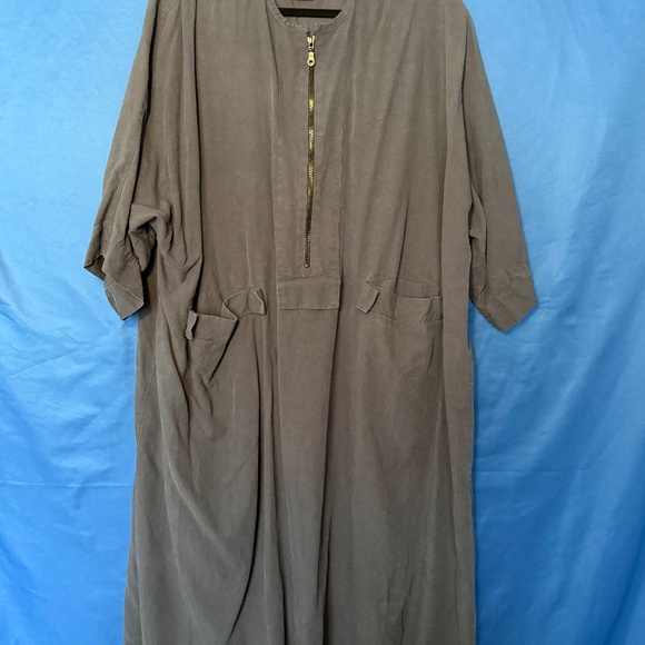 Kedem Blue Dress OS/Plus/Reg, Roomy and Comfy. Work or Casual - Picture 2 of 6